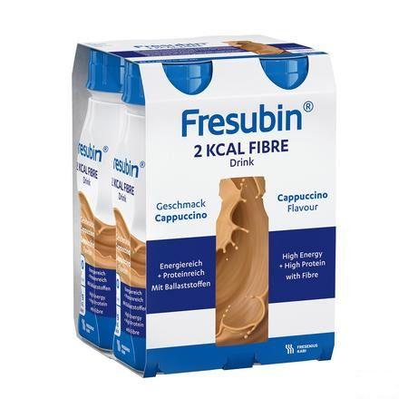 Fresubin 2kcal Fibre Drink Cappuccino Flacon 4x200 ml  -  Fresenius