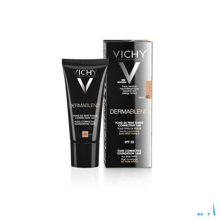 Vichy Fdt Dermablend Fluide 45 Gold 30 ml  -  Vichy
