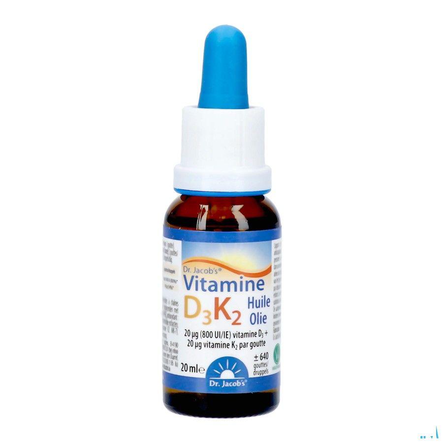 Vitamine D3 K2 Flacon 20 ml  -  Natura Medicatrix