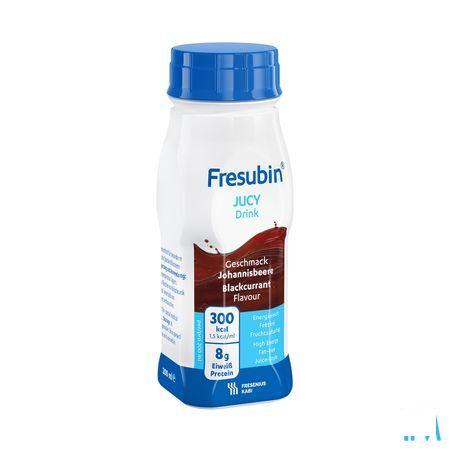 Fresubin Jucy Drink Cassis Easy Bottle 4x200 ml  -  Fresenius