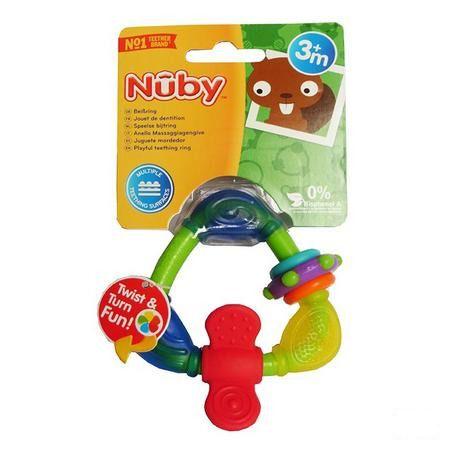 Nuby Triangle De Dentition Rigide Et Souple - 3m +   -  New Valmar