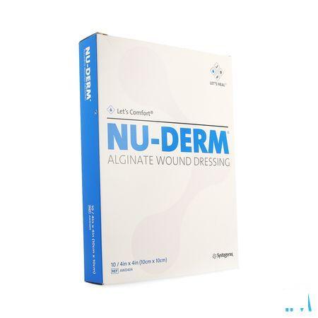 Nu-derm Pansement Alginate 10x10cm 10 Awd404  -  Gd Medical