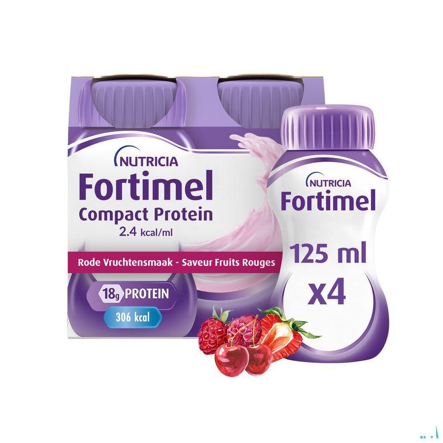Fortimel Compact Protein 2.4Kcal Bosvrucht 4 x 125 ml