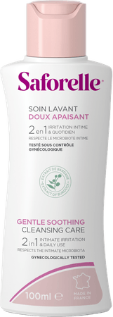 Saforelle Soin Lavant Doux Solution Flacon 100 ml