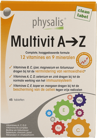 Physalis Multivit A-Z Comp 45 Nf  -  Keypharm