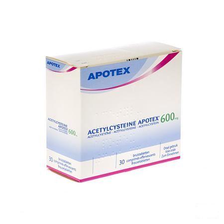 Acetylcysteine Apotex Comprimes Effervescents 30 X 600 mg