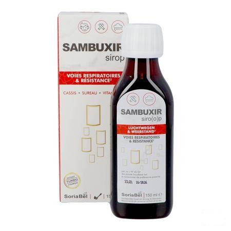 Soria Sambuxir Siroop Vlierbes 150 ml  -  Soria Bel