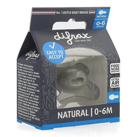 Difrax Fopspeen Natural 0-6M Uni/Pure Assorti