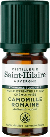 Romeinse Kamille Bio Essentiele Olie 5 ml  -  Bioholistic Diffusion