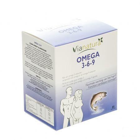 Via Natura Omega 3-6-9 SoftCapsule 80  -  Ocebio