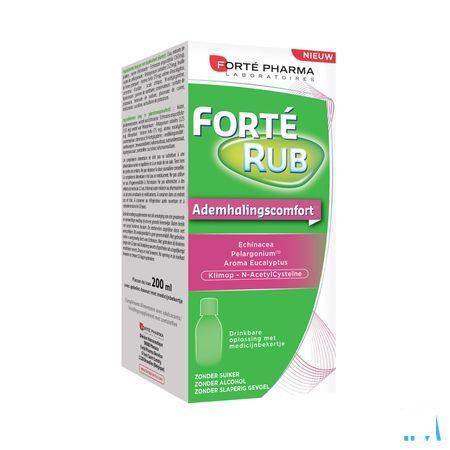 Forterub Ademhalingscomfort Siroop 200 ml  -  Forte Pharma