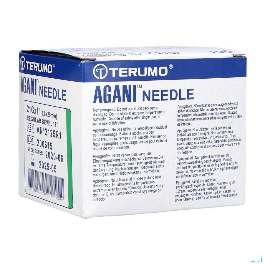 Terumo Aiguille Agani 21G 1 Rb Vert 100  -  Terumo Europe