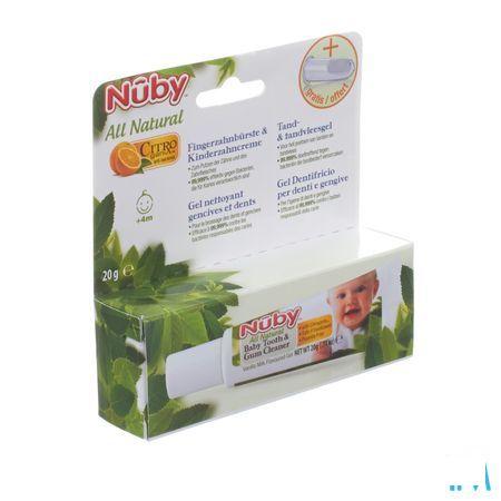 Nuby Citroganix Gel Nettoyant Gencives Et Dent + Doigt Massant 15 gr - 4m +   -  New Valmar