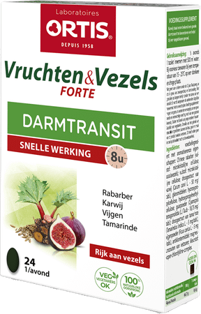 Ortis Vruchten & Vezels Forte Tabletten 24  -  Ortis