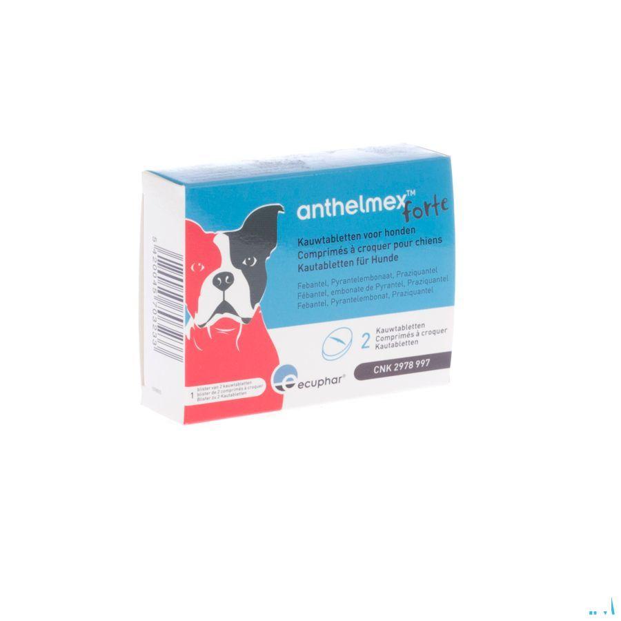 Anthelmex Forte Kauwtabletten Hond 2  -  Ecuphar