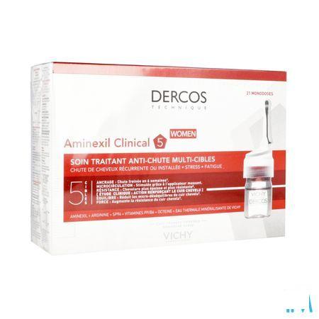 Vichy Dercos Aminexil Clinical 5 Women Ampullen 21x6 ml  -  Vichy