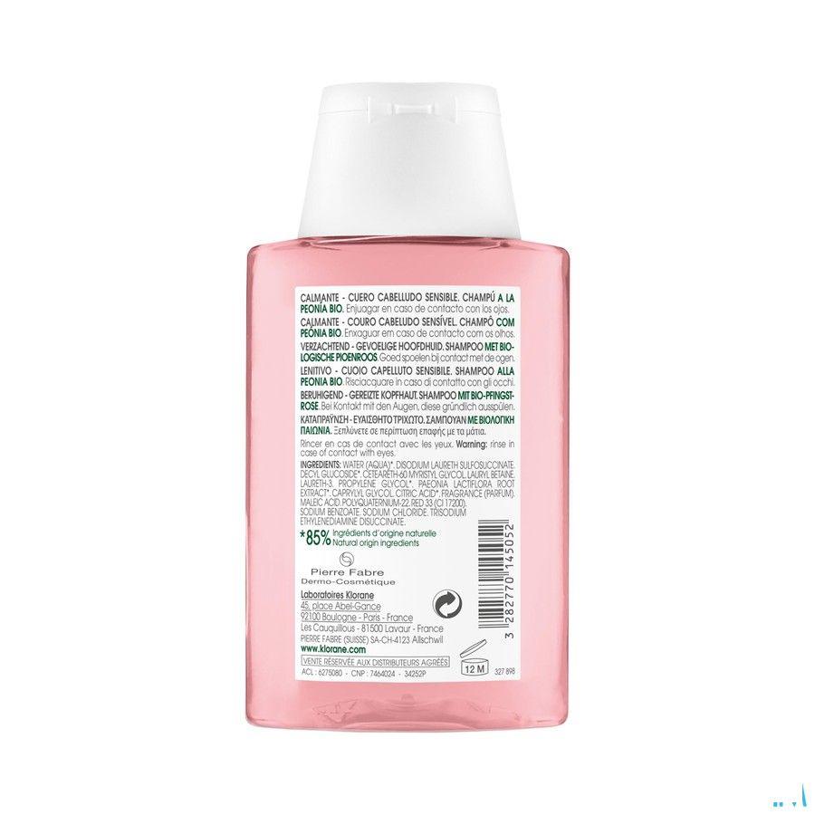 Klorane Capil. Shampoo Pioenroos Bio 100 ml