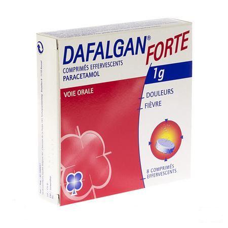 Dafalgan Forte 1 gr Agrume Comprimes Effervescents 8