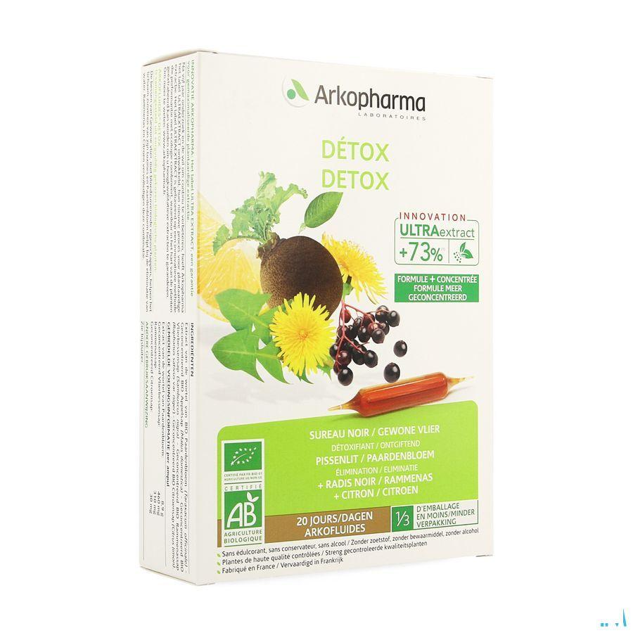 Arkofluide Detox Bio Ampullen 20  -  Arkopharma