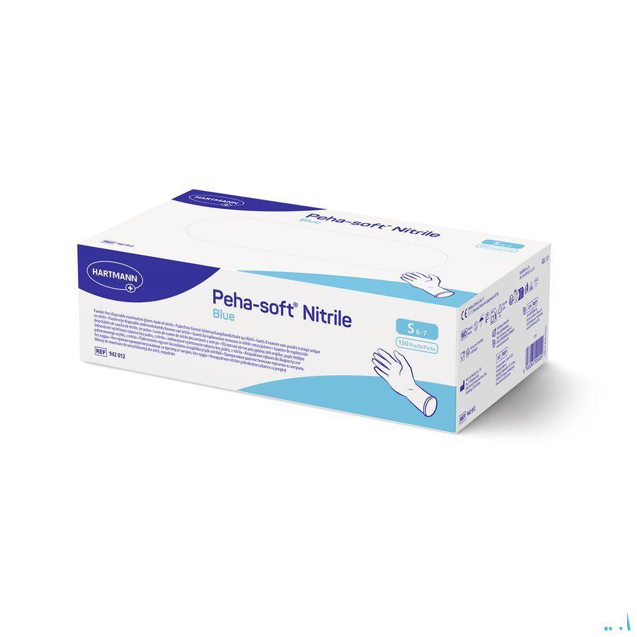 Peha Soft Handschoen Nitrile Blauw S 150 9420120