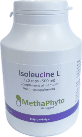 Isoleucine L 500 mg 120 Capsule Hildegard  -  Methaphyto