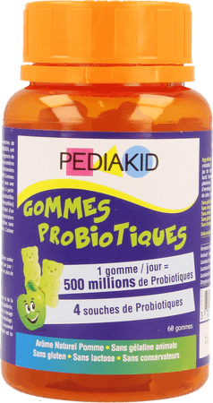 Pediakid Gummes Probiotiques Gommes A Macher 60
