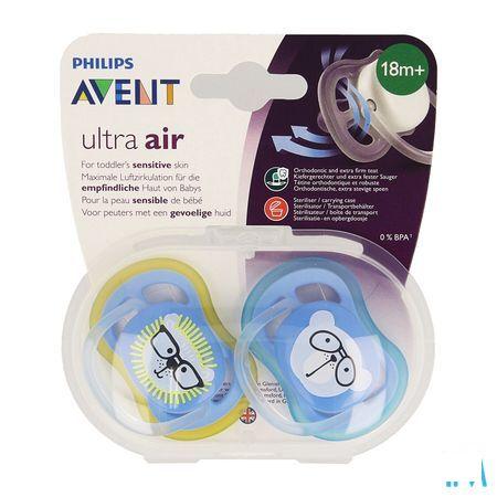 Philips Avent Sucette +18M Air Boy Lion Ours