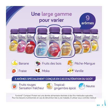 Fortimel Compact Protein Neutre 4x125 ml  -  Nutricia