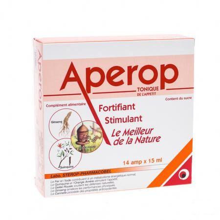 Aperop Tonique Ampoule Buvable 14x15 ml  -  Sterop