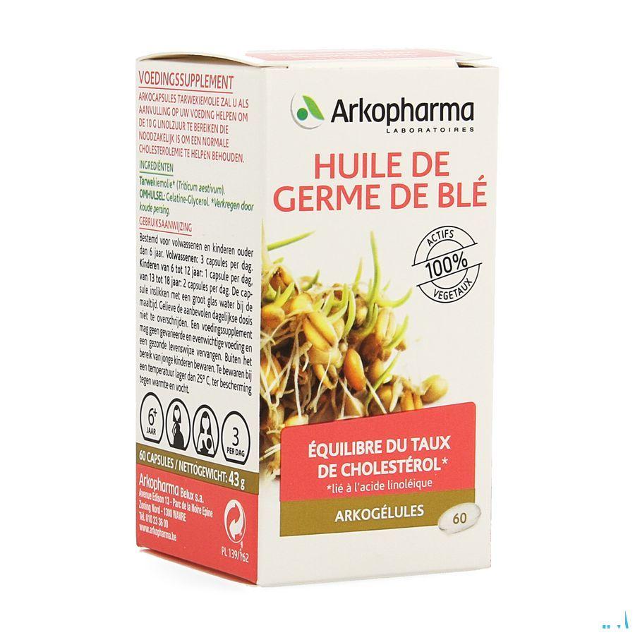 Arkogelules Huile Germes De Ble 60  -  Arkopharma