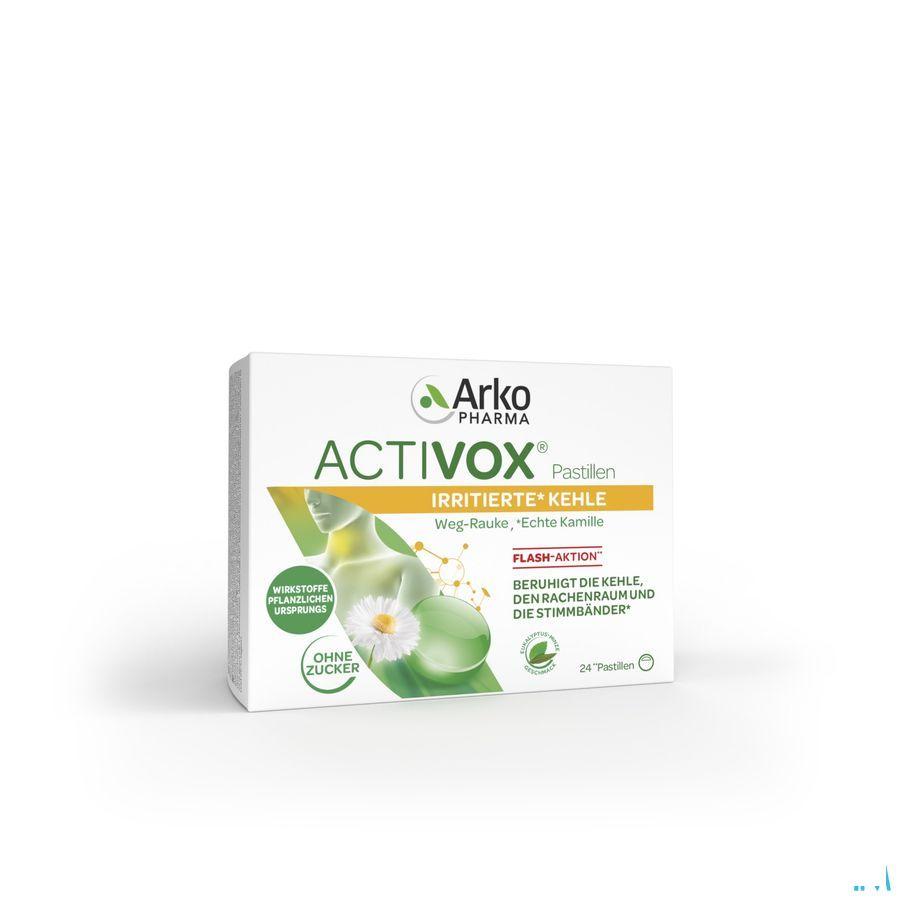 Activox Adoucis. Gorge Menthe-eucalyptus Pastille 24  -  Arkopharma
