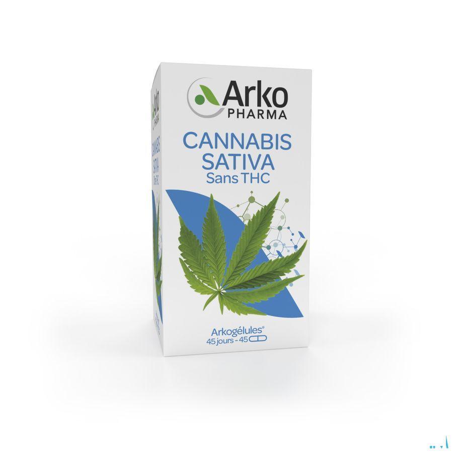 Arkogelules Cannabis Caps 45  -  Arkopharma 