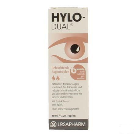 Hylo-dual Oogdruppels 10 ml  -  Ursapharm