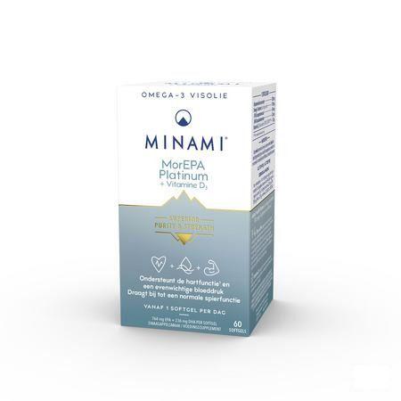 Minami Morepa Platinum + vit D3 1000 Iu Capsule 60  -  Nestle