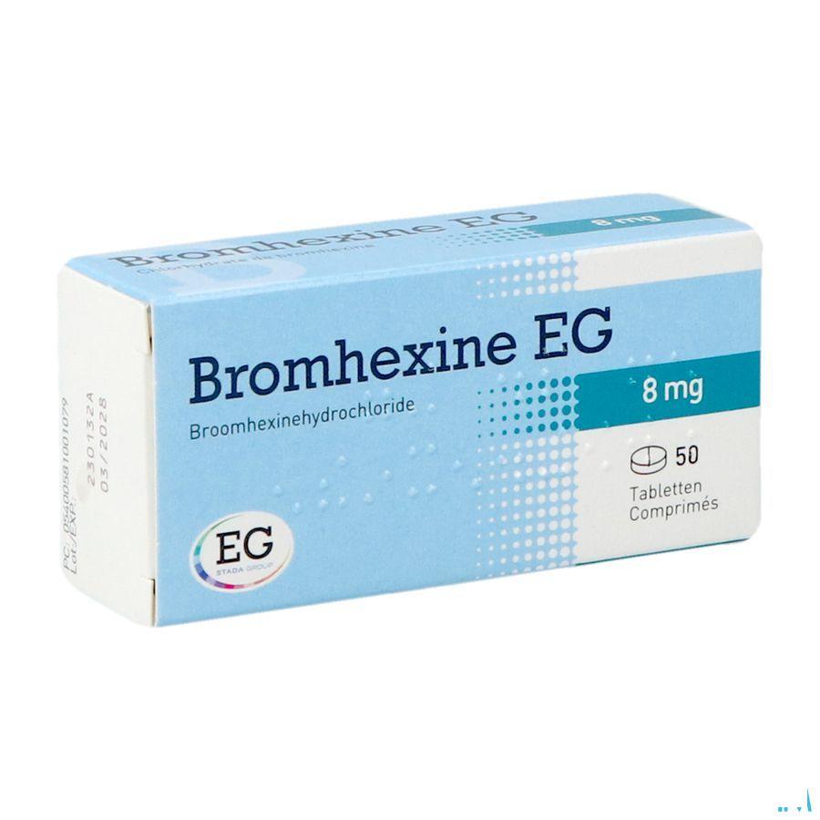 Bromhexine EG Tabletten 50 X 8 mg  -  EG