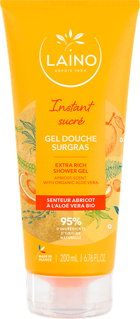 Laino Gel Douche Surgras Abricot 200 ml