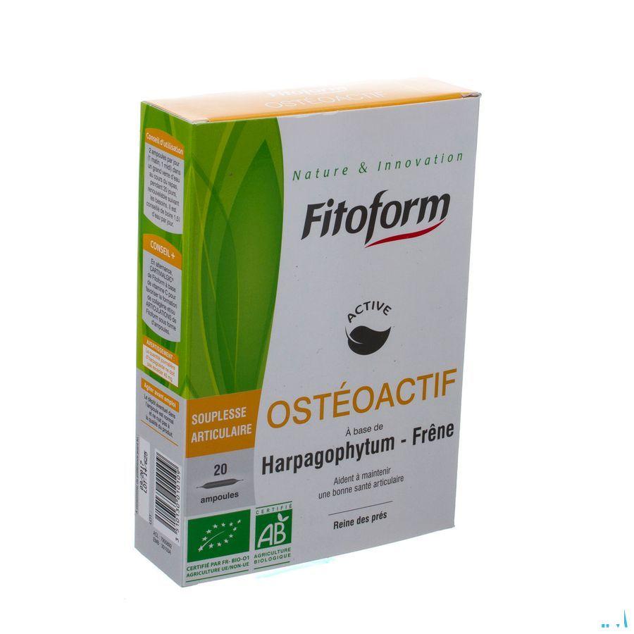 Osteoactif Bio Ampullen 20x10 ml Fitoform  -  Bioholistic Diffusion