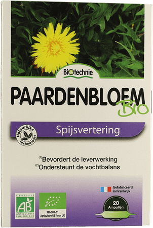 Paardebloem Bio Ampullen 20x10 ml