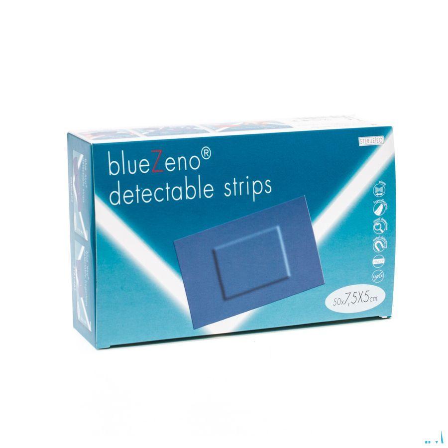 Bluezeno Detectable Strip Blue 7,5X5Cm 50  -  Zeno Phar