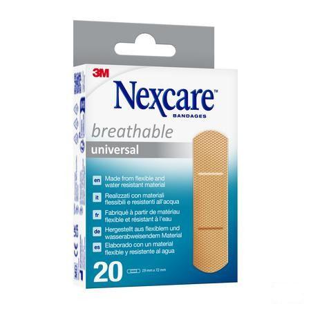 Nexcare 3M Breath.Univ.19X72Mm Strips 20 N0320Ns-0  -  3M