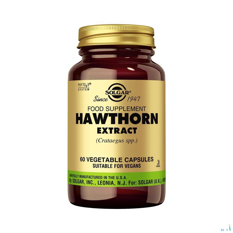 Solgar Hawthorn Extract Meidoorn V-Capsule 60  -  Solgar Vitamins