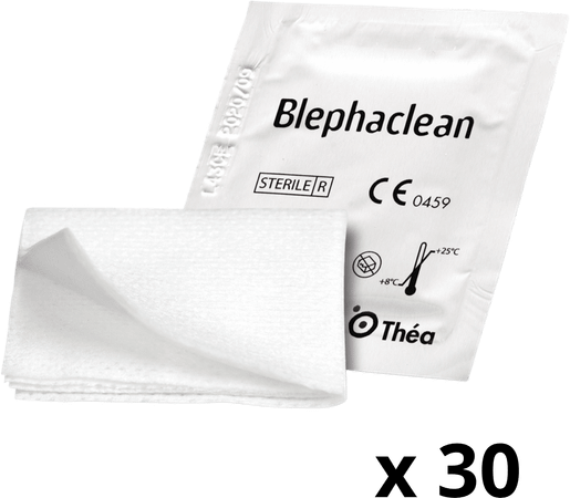 Blephaclean Lingette Nettoyante Impreg.paupiere 30 