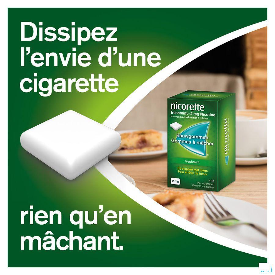 Nicorette Freshmint Kauwgom 105x2 mg