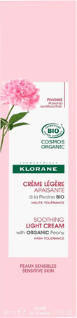 Klorane Gezicht Lichte Cr Pioenroos Bio 40 ml