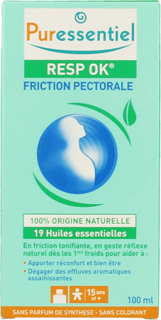 Puressentiel Respiratoire Friction Pectorale 100 ml  -  Puressentiel