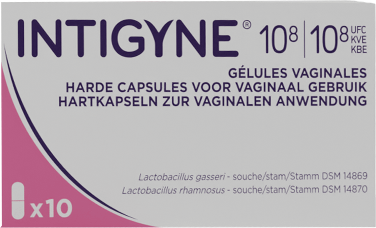 Intigyne 10E8 Ufc/10E8 Ufc Caps Vaginales 10
