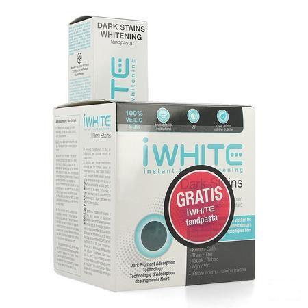 Iwhite Dark Stains 10 + Dentifrice Whitening 75 ml