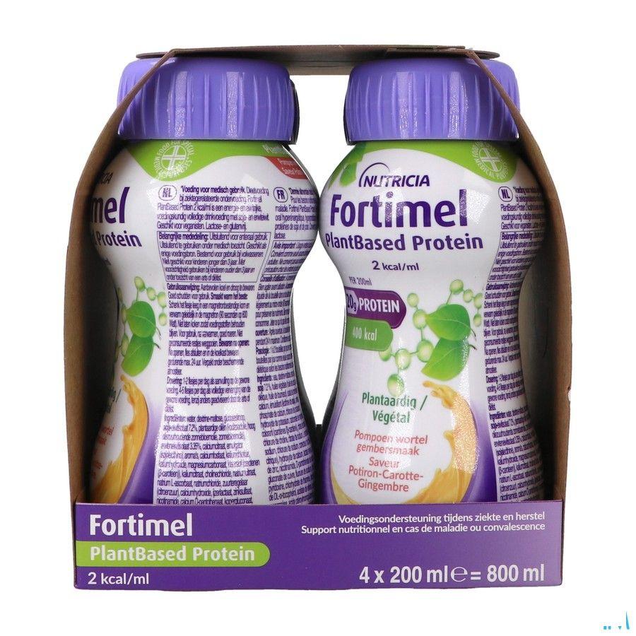 Fortimel Plantbased Pr.2Kcal Pom./Wor./Gem.4X200 ml  -  Nutricia