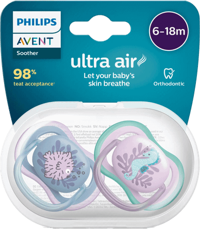 Philips Avent Fopspeen +6M Ultra Air Dieren Mix