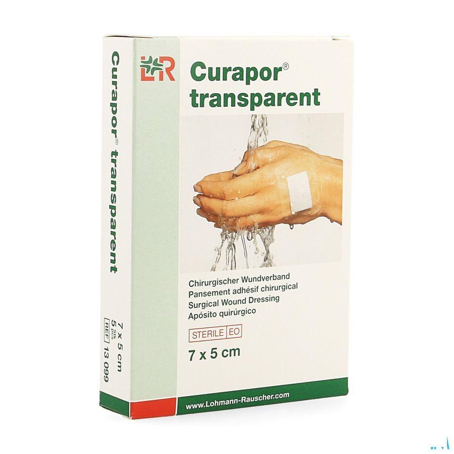 Curapor Transparant Steriel 7cmx 5cm 5 13099  -  Lohmann & Rauscher
